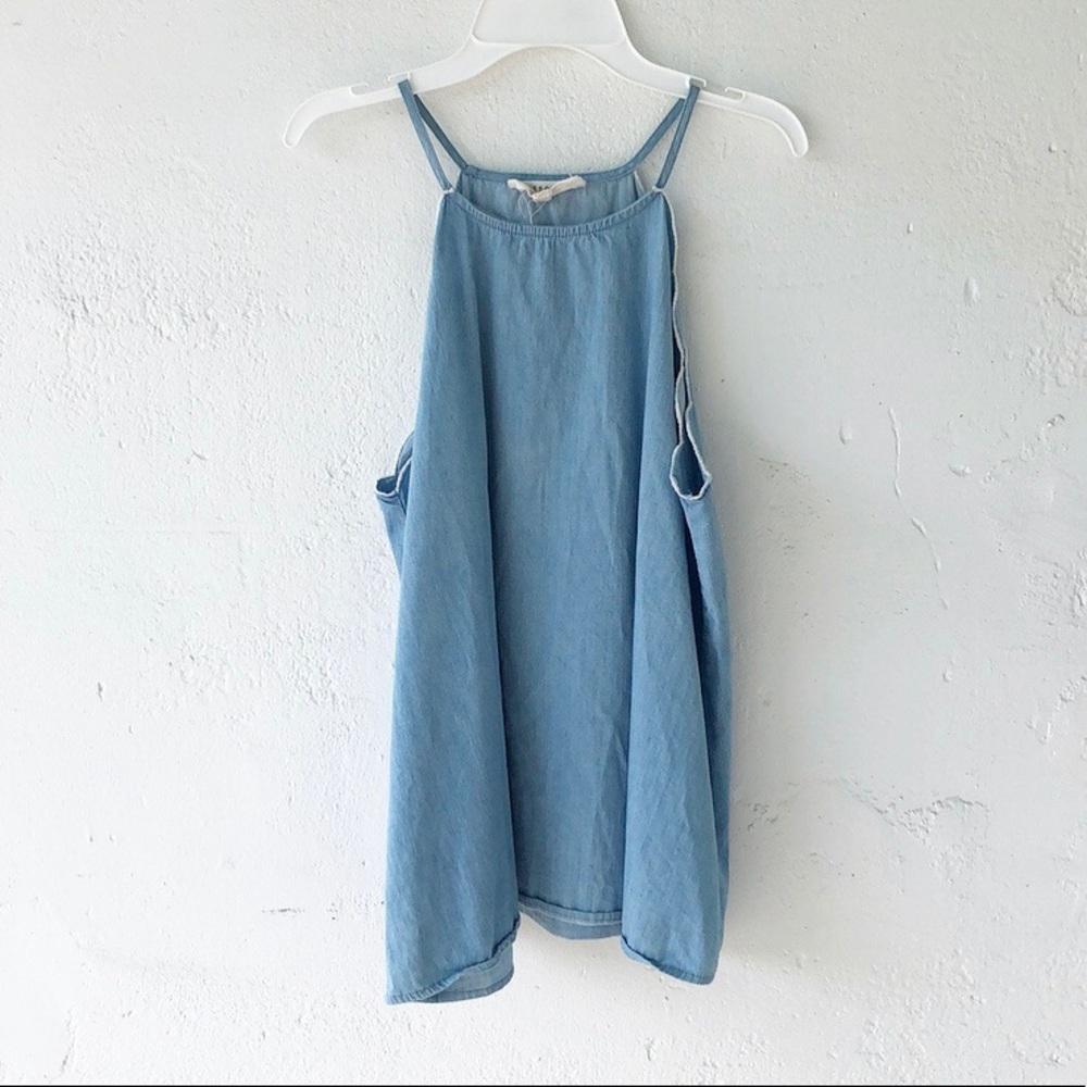 Chambray top